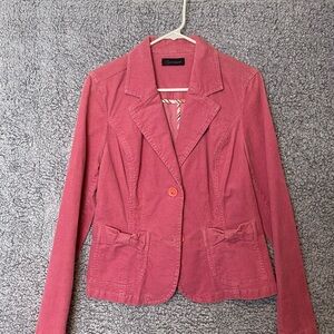 Context, clueless Corduroy Jacket Blazer, Sz M 
Pink Vintage look Playful Barbie